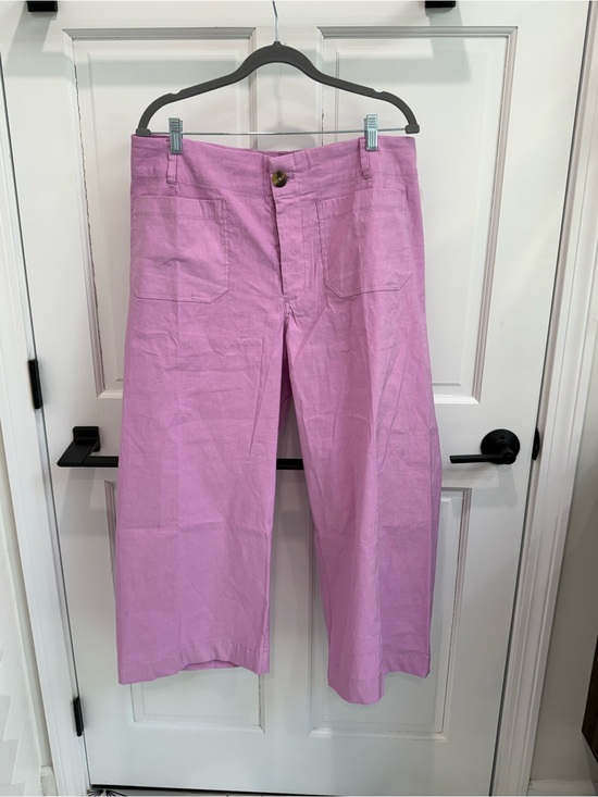 Maeve Pants - Maeve Pink Straight-Leg Pants